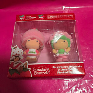Strawberry Shortcake World Strawberry Shortcake & Lime Chiffon 2in Flocked 2pc